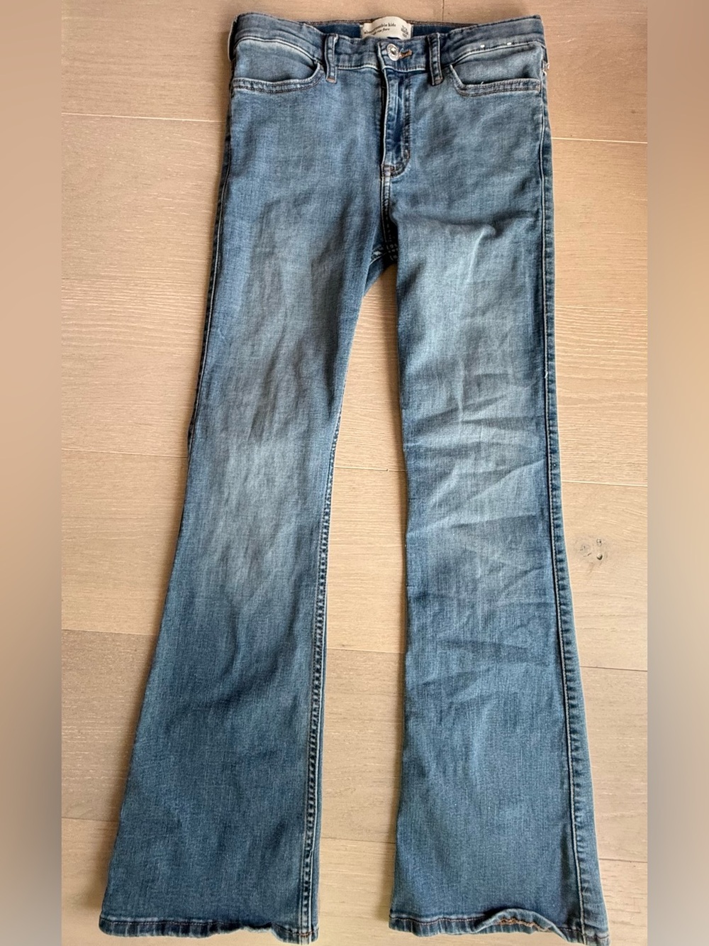 abercrombie kids high rise flare jeans - Size 13/14